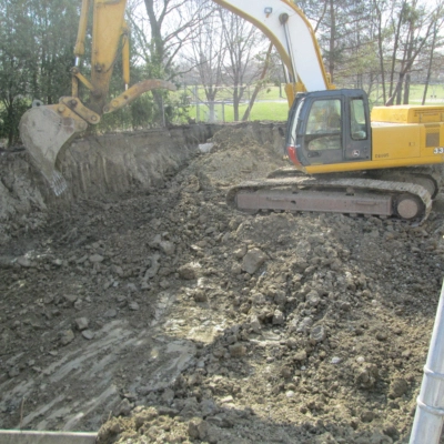 Digger in Action
